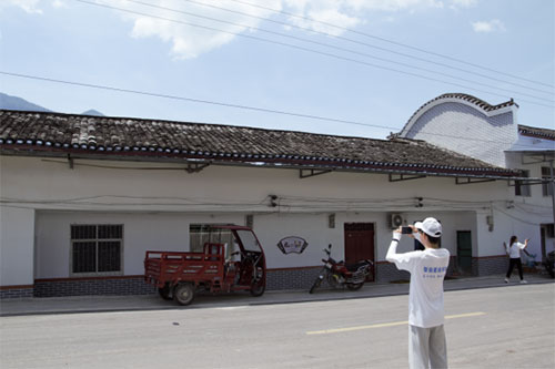 自建房安全隱患排查。重慶建筑工程職業(yè)學(xué)院供圖