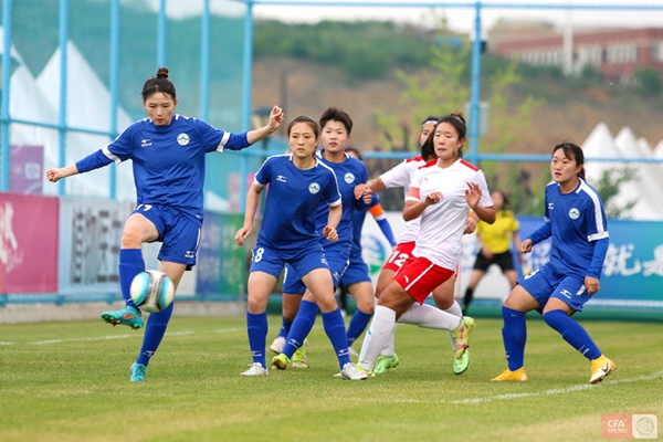 重慶女足沖超成功。重慶市體育局供圖