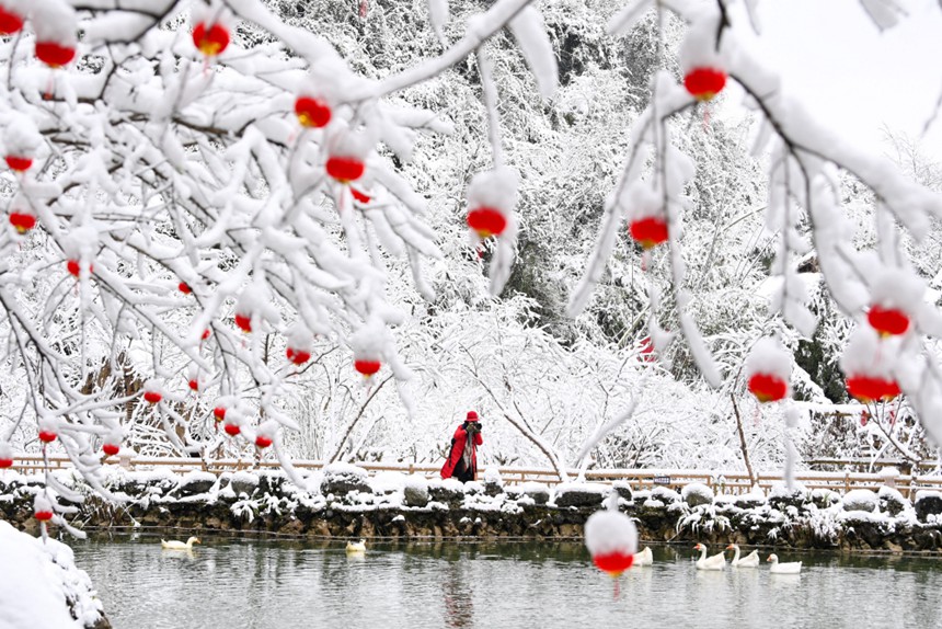 重慶下雪了！一起“趣”看雪